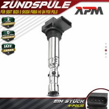 Bobine pour VW Polo 9N Fox Seat Ibiza III 6L1 Skoda Fabia I +II 6Y 1.2L Essence