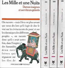 LES MILLE ET UNE NUITS intégrale 4 tomes-Presses Pocket-romans historiques
