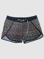 Patagonia Aztec pattern surf longboard beach swim shorts Womens size 2