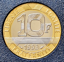 Rare et BE FDC 10 francs 1993 Génie Bastille du coffret 5.309 exemplaires