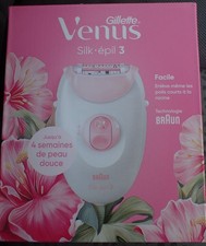 Epilateur électrique BRAUN Silk-epil 3 venus gillette