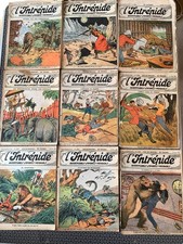 L)lot de 9 "L'INTREPIDE" de