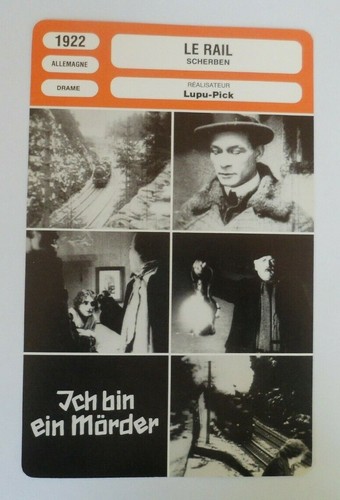 Carte fiche cinema 1922 - carte,