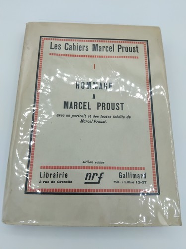 Les cahiers marcel proust - cahiers,