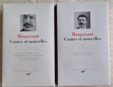 Livres Contes et Nouvelles de Guy de Maupassant 2 Tomes Collection La Pléiade