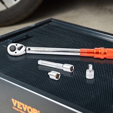 VEVOR Clé Dynamométrique Clé de Torsion 1/2" 14-204 N.m Réglable Auto Entrtien