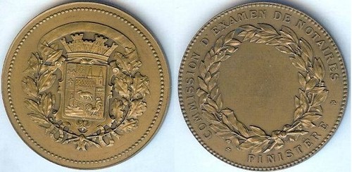 Médaille table - de,