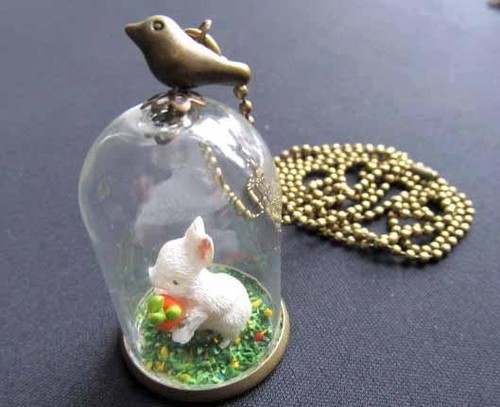 Hase carotte cloche - cloche, verre