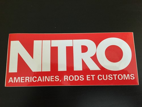 Autocollant stickers nitro - autocollant,