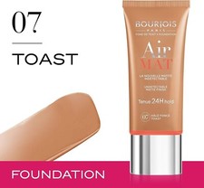 BOURJOIS  Air Mat 24H Fond de Teint T07 Hale Fonce 30 ml