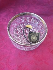 Coupe en cristal, cendrier, vide poche Abraplate Birmingham England