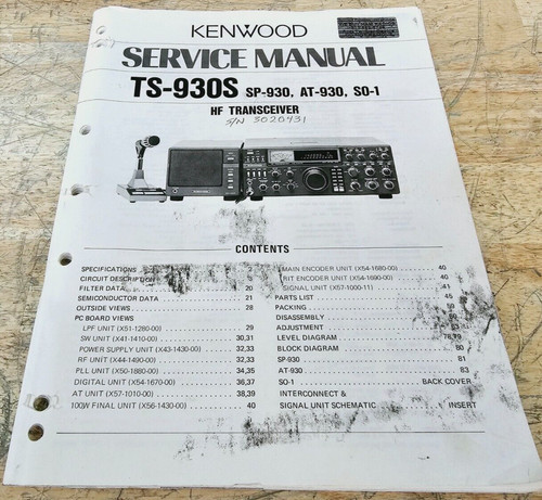 Kenwood 930s amateur - at,