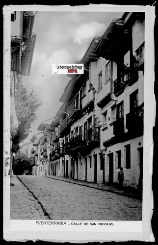 Plaque verre photo vintage