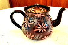 ANCIENNE PETITE THEIERE EMAILLEE  ANNEES 1950  1960