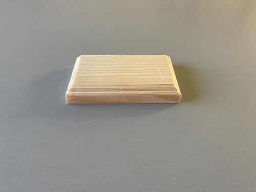 Socle bois brut - bois, pour