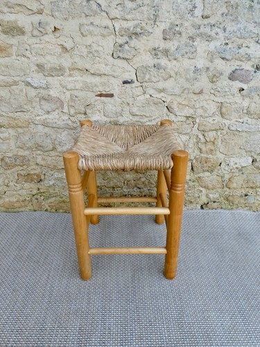 Tabouret bois clair - tabouret, et