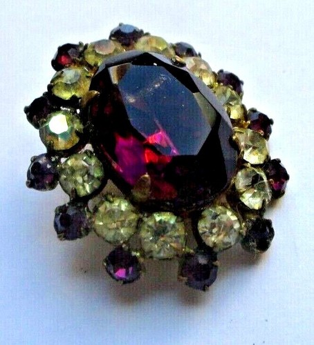 Ancienne broche cristal - ancienne,