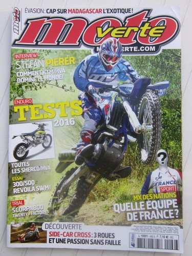 Moto verte 496 - moto, /enduro