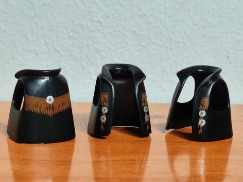 Playmobil gilets noirs - playmobil, x3