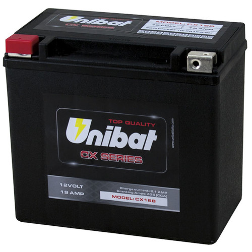Batterie unibat cx16b - batterie,