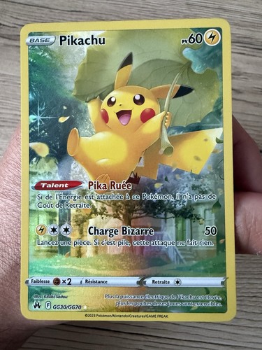Carte pokémon pikachu - carte,