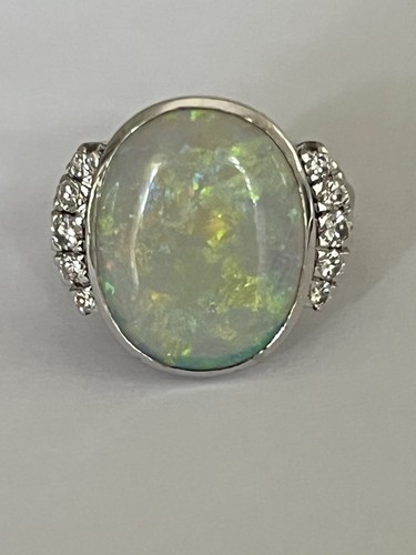 6681 bague gris opale - 6681-,