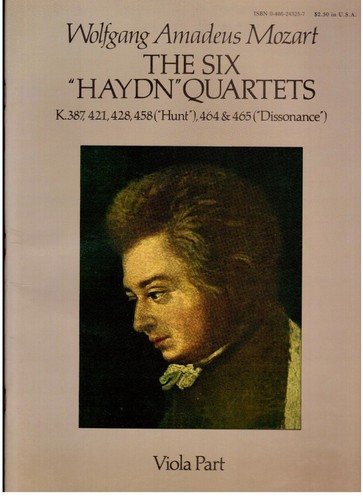 Mozart quatuors dédiés - mozart,