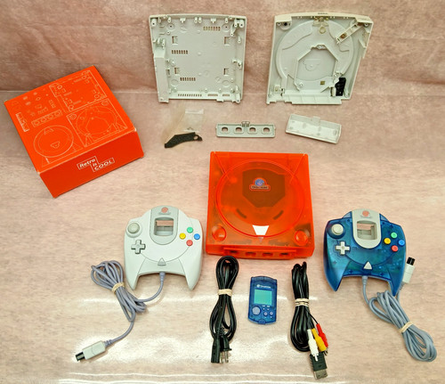 Sega dreamcast clear orange - dreamcast,