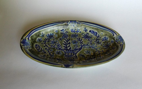 Paul yvain grand plat grès - plat, en