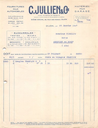 1937 fournitures pour - 1937,