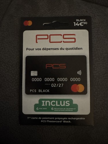 Carte pcs black - pcs, de