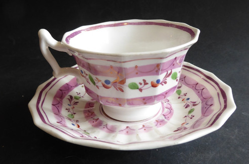 Tasse faience anglaise - tasse, lustre