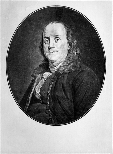 Benjamin franklin gravure - benjamin,