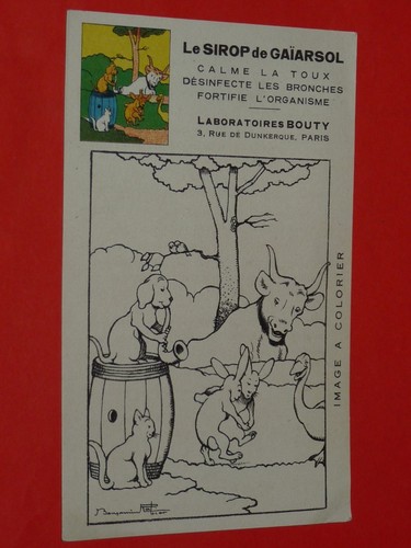 Chromo 1930 sirop gaïarsol - chromo,