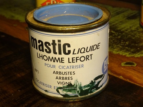 Boite ancienne métal mastic - métal,