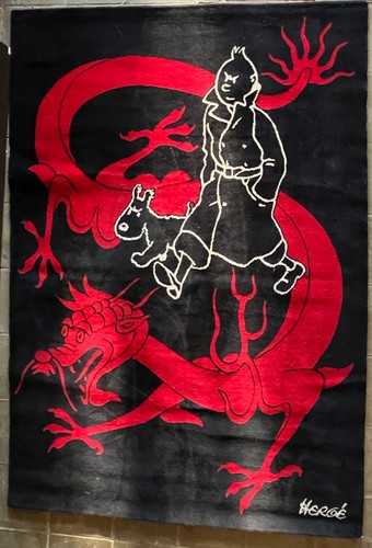 Herge tintin tapis - -, grand