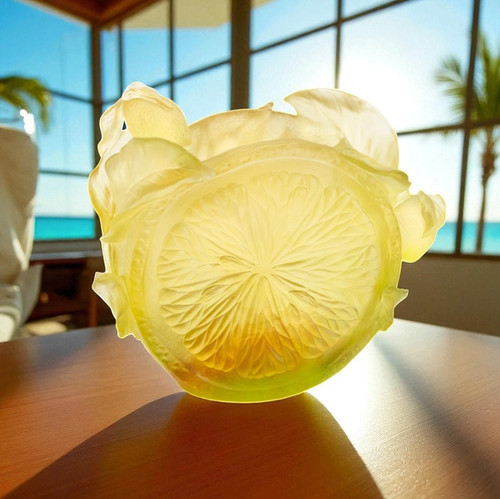 Daum citrus vase grand modèle - daum,
