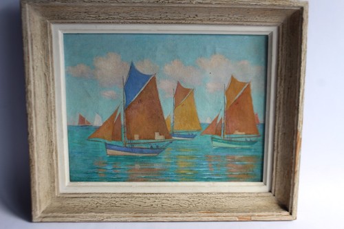 Peinture huile sur toile - , abel