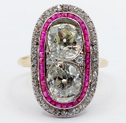 Bague marquise art deco - , or