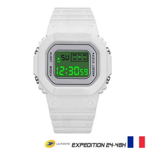 Montre sport quartz - montre, lumière