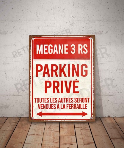 Plaque métal vintage renault - vintage,