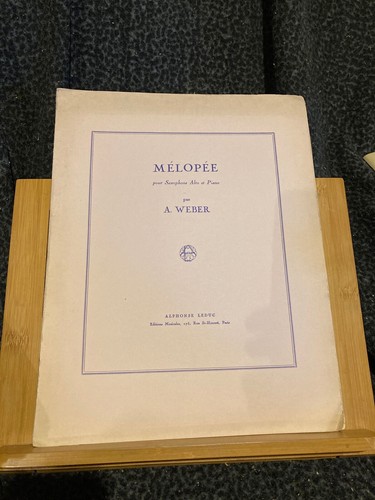 Weber mélopée pour - a.,