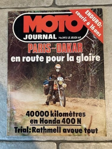 Moto journal 392 - 392, yamaha