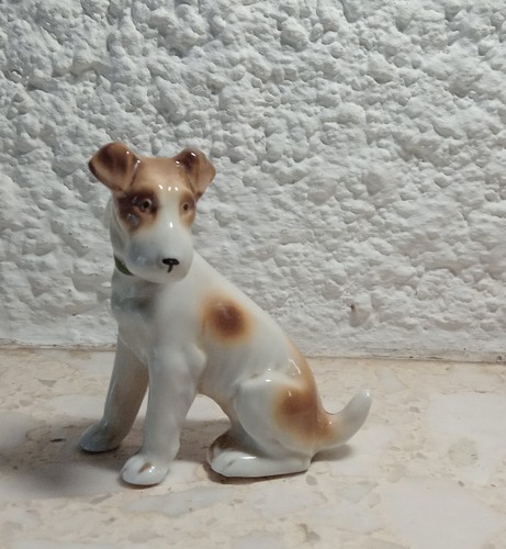 Figurine statuette fox terrier - statuette,