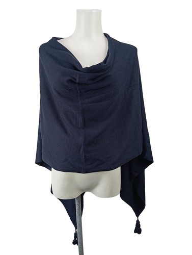 Comma poncho dames pull bleu - poncho,