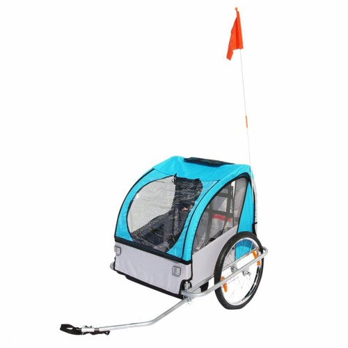Remorque velo enfant couverte