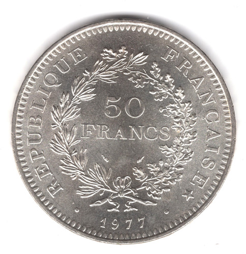 Francs hercule 1977 en - francs,