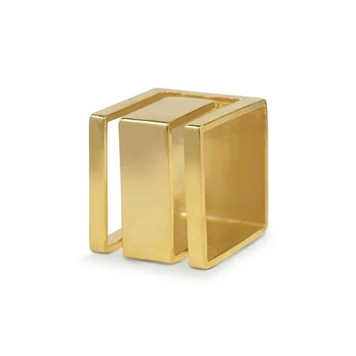 Bague élégante jaune - bague, en
