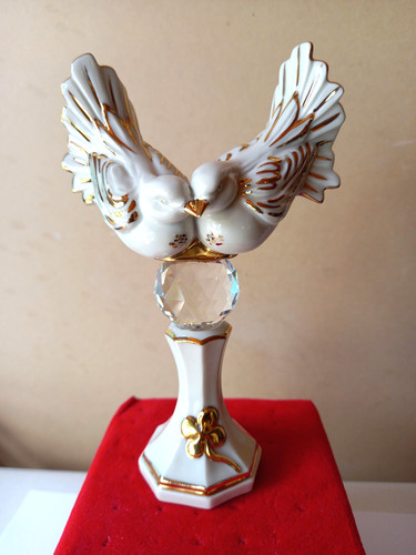Capodimonte couple colombes - de,