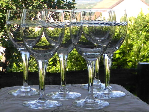 Verres eau anciens en - verres,
